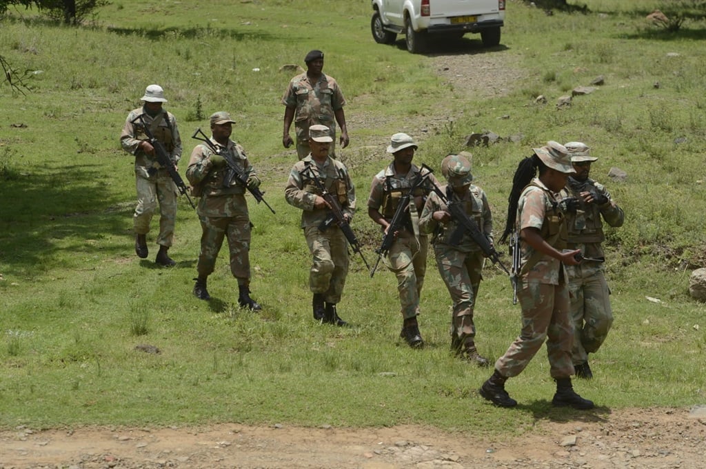 The SANDF contributed two-thirds of the force and funded the whole operation. Raymond Morare/Daily Sun  