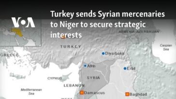 Turquía envía mercenarios sirios a Níger para asegurar intereses estratégicos