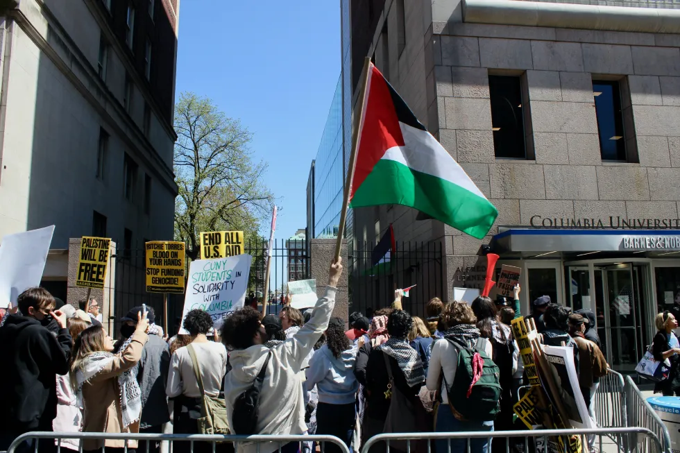 Palestinian protesters