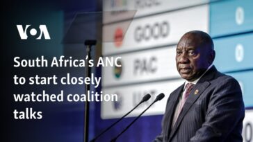 El Congreso Nacional Africano de Sudáfrica iniciará conversaciones de coalición seguidas de cerca
