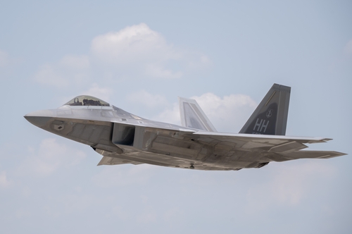 S. Korea, U.S. hold joint air drills involving F-22 fighter jet