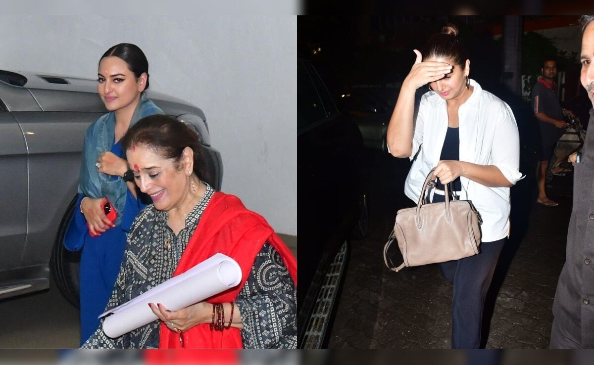  Dentro de las festividades previas a la boda de la futura novia Sonakshi Sinha.  Huma Qureshi se une
