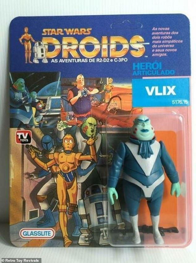 ¿Un verdadero objeto del Santo Grial es la figura de acción de Vlix Star Wars de 1986, especialmente si todavía está en su empaque original sin abrir, que fue parte de una serie de Droids de corta duración,' dijo el experto