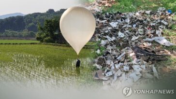 Defector group sends propaganda leaflets to N. Korea after Pyongyang&apos;s trash balloons