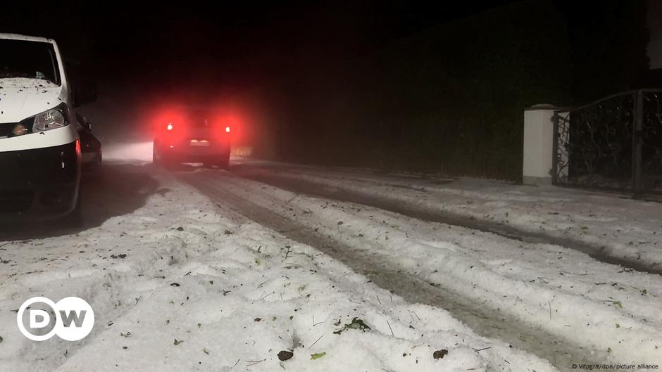 Alemania: Inundaciones y granizos azotan zonas de Baviera
