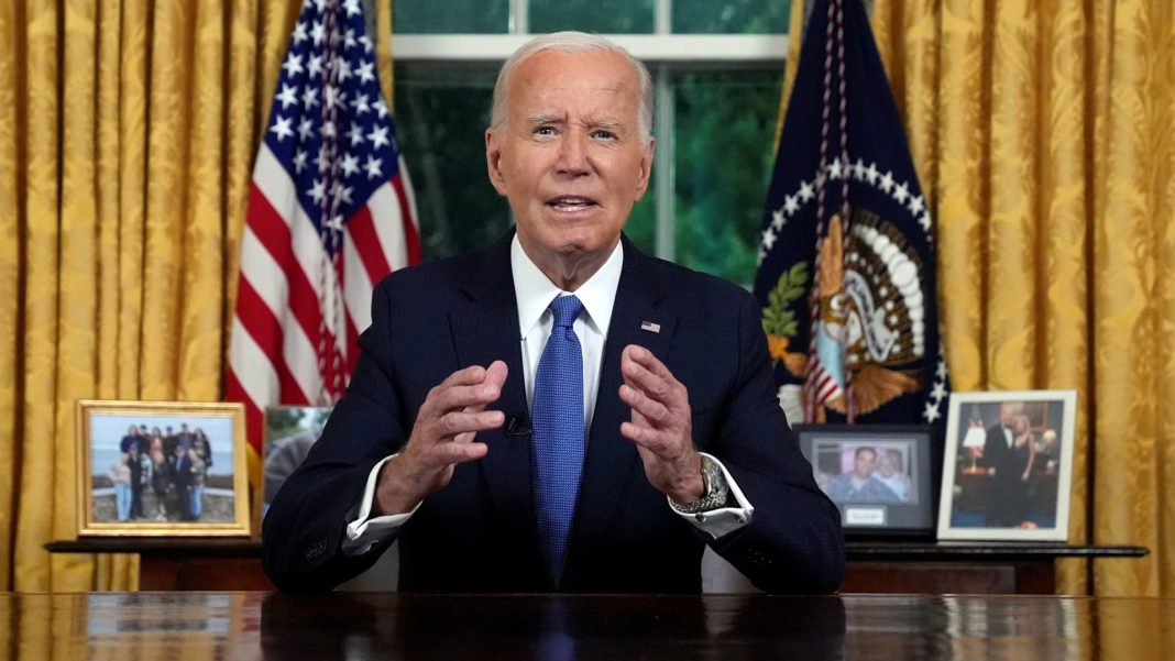 Biden dice que dejó de lado su 