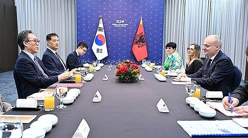 S. Korea, Albania discuss ways for stronger cooperation on security, new techs