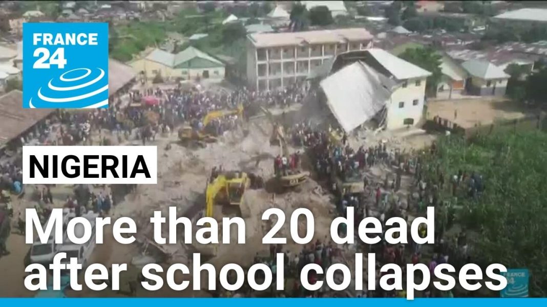 Derrumbe de escuela en norte de Nigeria deja más de 20 muertos
