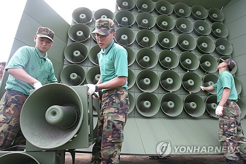 S. Korean military resumes loudspeaker broadcasts near border in response to N.K. balloons