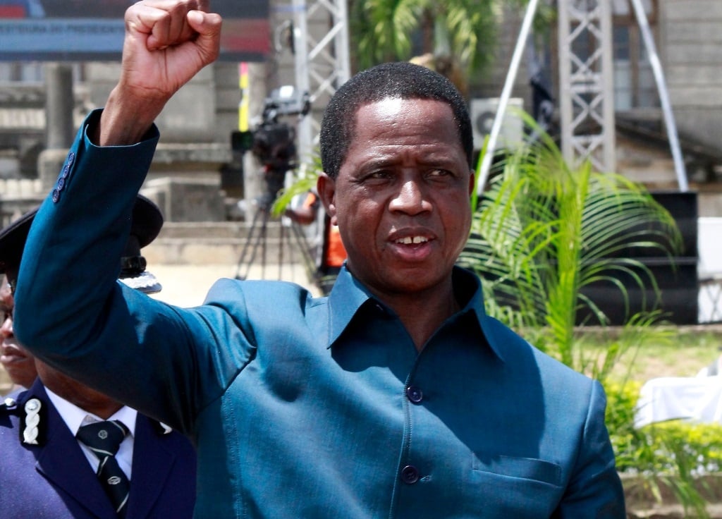 Former Zambian president Edgar Lungu. (Roberto Paquete/ AFP)