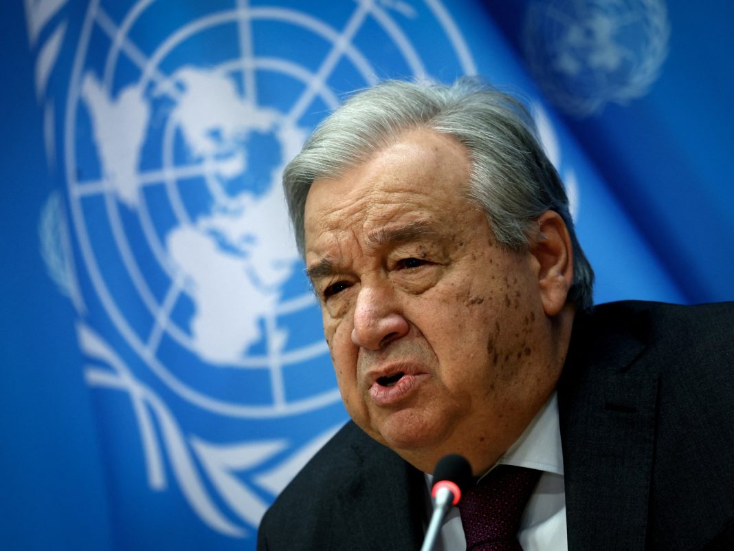 El jefe de la ONU pide acciones para frenar la 