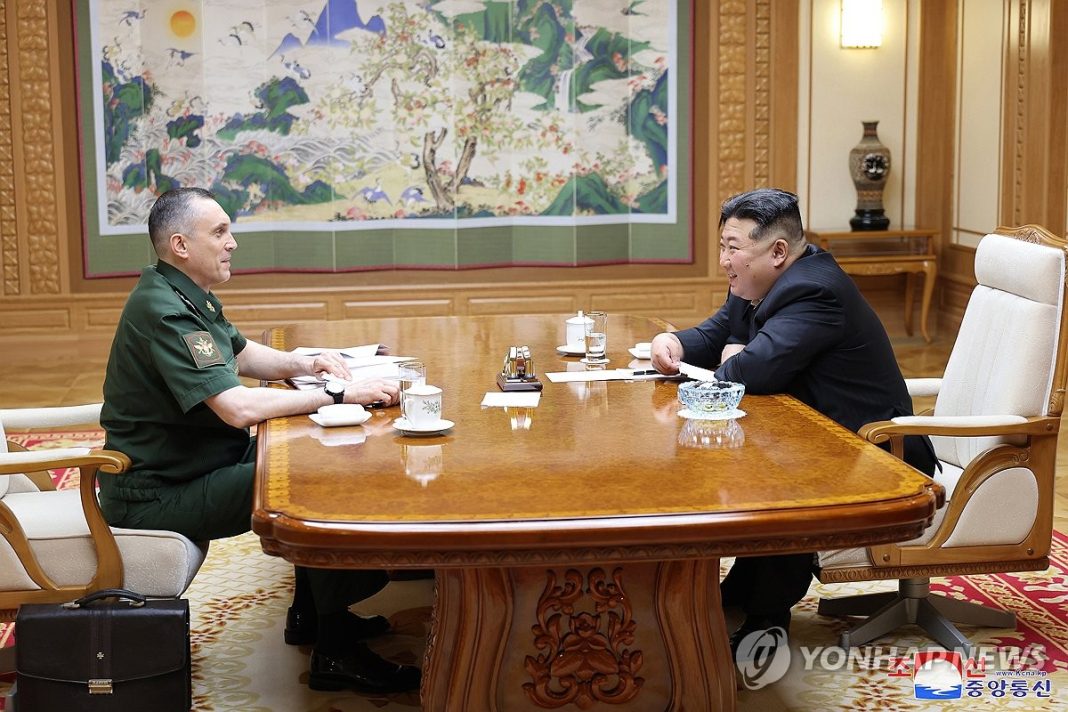 N. Korean leader discusses military ties with visiting Russian vice defense minister