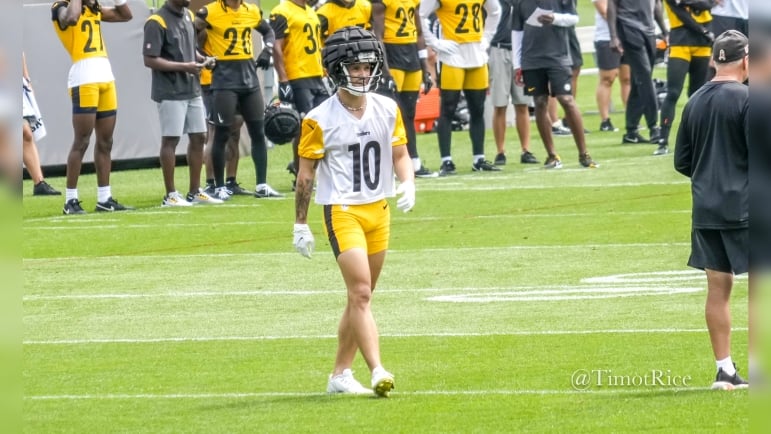 Roman Wilson Pittsburgh Steelers training camp