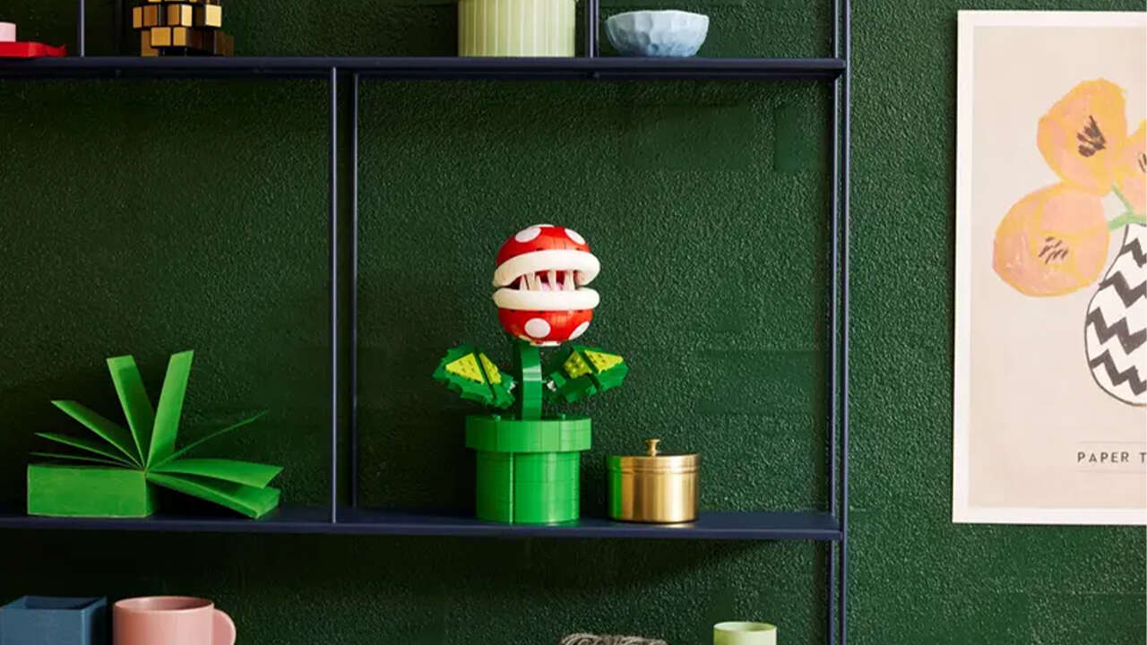 El set Lego Super Mario Piranha Plant recibe un descuento extremadamente excepcional
