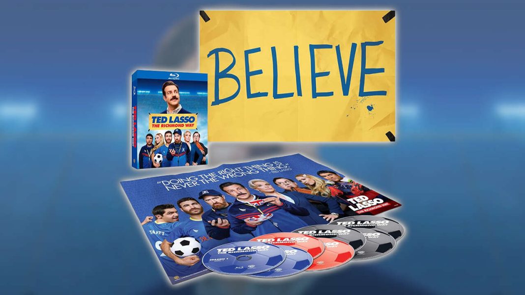 El set de Blu-ray de Ted Lasso recibe descuento el día del lanzamiento en Amazon y póster de edición limitada
