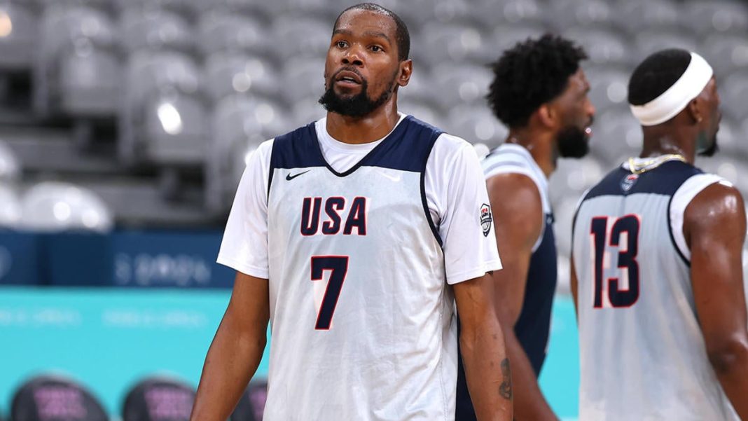 Equipo de baloncesto de EE. UU.: Kevin Durant estará disponible para jugar contra Serbia tras perderse el calendario preolímpico por una lesión en la pantorrilla
