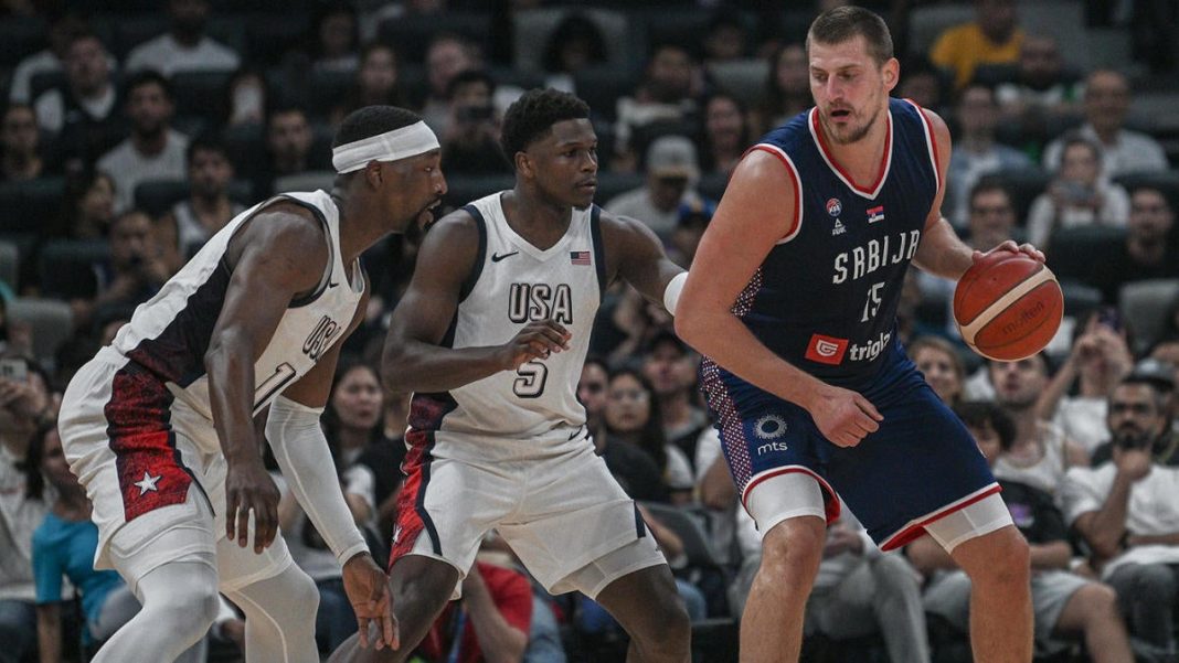 Estados Unidos vs. Serbia: Nikola Jokic y Bogdan Bogdanovic pondrán a prueba a los estadounidenses en el partido inaugural de los Juegos Olímpicos de 2024
