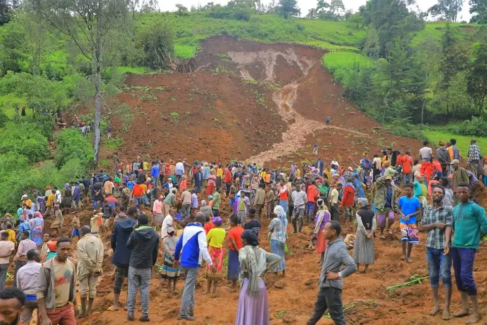 Etiopía: Al menos 55 muertos por deslizamientos de tierra en el sur - teleSUR
