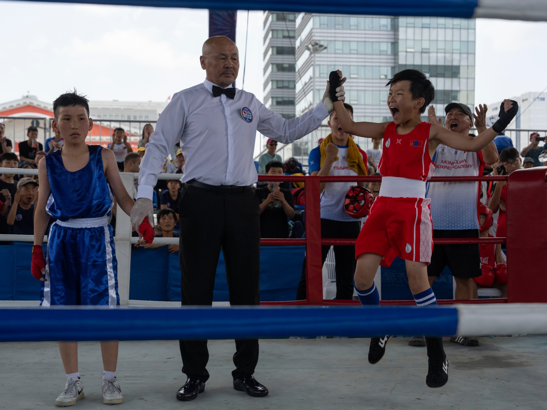 Fotos: Un campeón de boxeo de 12 años en Mongolia sueña con la gloria olímpica
