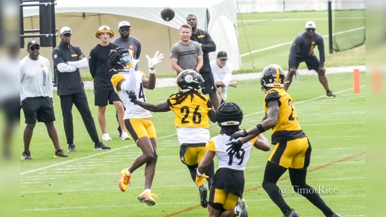 Donte Jackson George Pickens Pittsburgh Steelers training camp