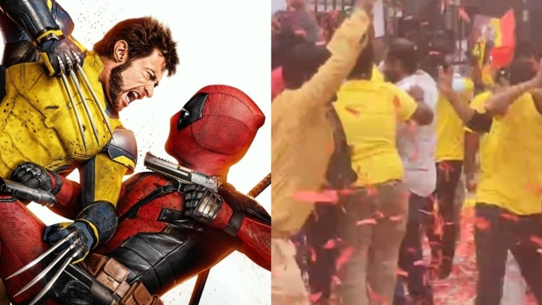 Hugh Jackman comparte un video alocado de habitantes de Hyderabadi celebrando el lanzamiento de Deadpool y Wolverine.
