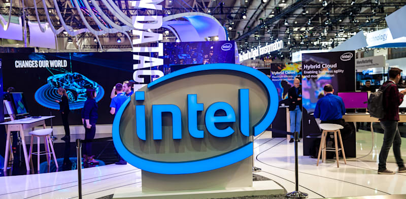 Intel stand at CeBIT 2017 in Hannover  credit: Shutterstock