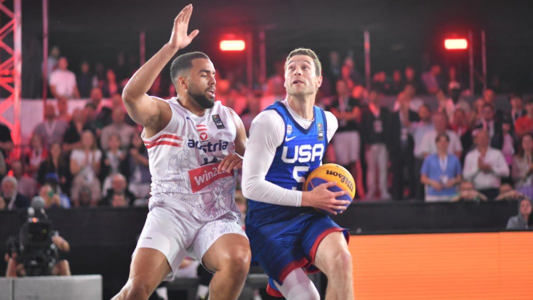 Jimmer Fredette, ex estrella de BYU, lidera al equipo de EE. UU. en la búsqueda de la medalla de oro en baloncesto masculino 3x3 en los Juegos Olímpicos de París 2024
