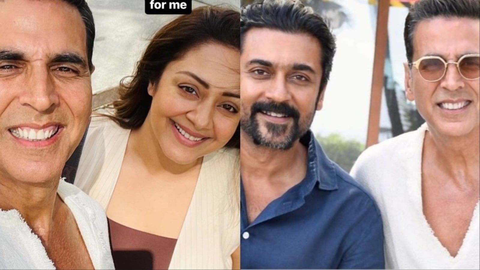 Jyotika recuerda haber tenido un 'póster' de Akshay Kumar cuando era adolescente, Suriya le agradece por elegir Sarfira como su película número 150
