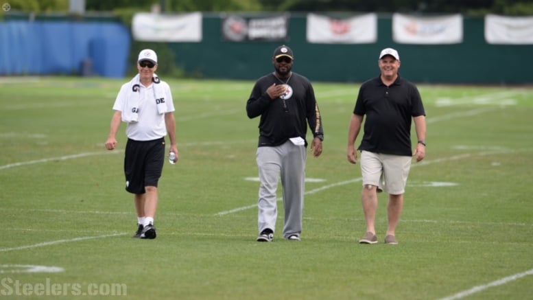 Kevin Colbert Mike Tomlin Art Rooney II Pittsburgh Steelers