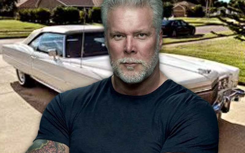 Kevin Nash muestra su nuevo Cadillac Eldorado convertible
