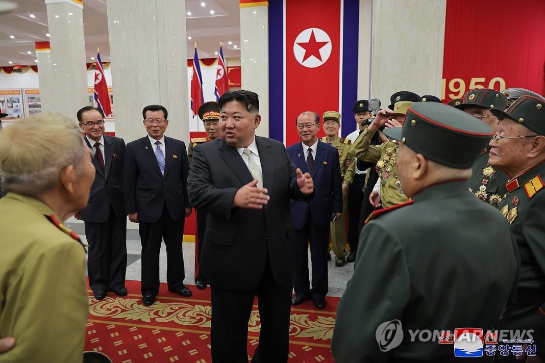 N. Korea's Kim attends events marking 71st anniversary of armistice signing