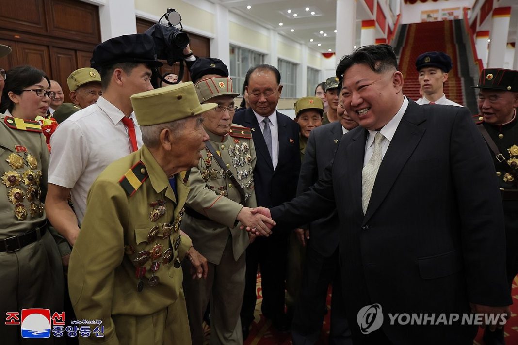 (LEAD) N. Korea's Kim attends events marking 71st anniversary of armistice signing