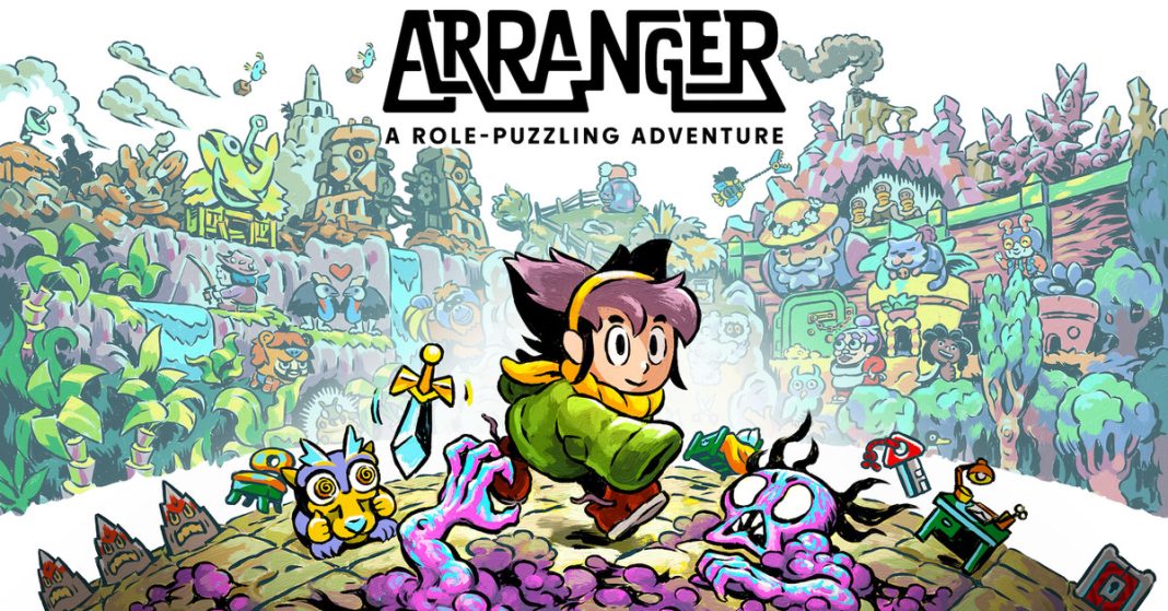 Key art from Arranger: A Role-Puzzling Adventure