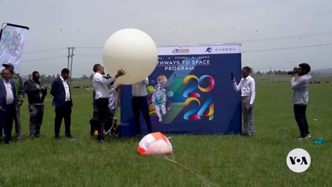 Los jóvenes graduados del Programa Espacial Etíope aspiran a los cielos
