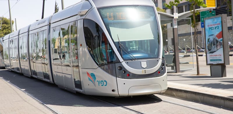 Jerusalem Light Rail credit: Kfir