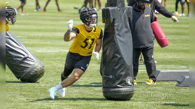 Nick Herbig Steelers 2024 Training Camp