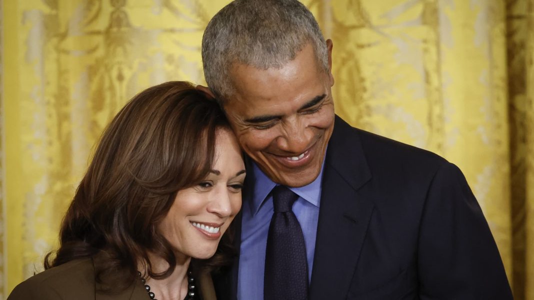 Obama respalda a Kamala Harris mientras gana impulso contra Donald Trump 
