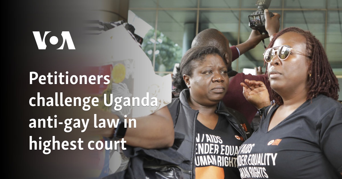 Peticionarios impugnan ley antigay de Uganda ante el más alto tribunal 
