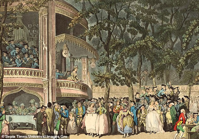 El origen de Vokzal se remonta a los jardines Vauxhall Pleasure Gardens de Londres. Se desarrolló en los siglos XVII y XVIII como un espacio recreativo para los londinenses adinerados y fue un lugar para danza, ópera, conciertos (incluidos los de Handel), teatro y arte (incluido William Hogarth).