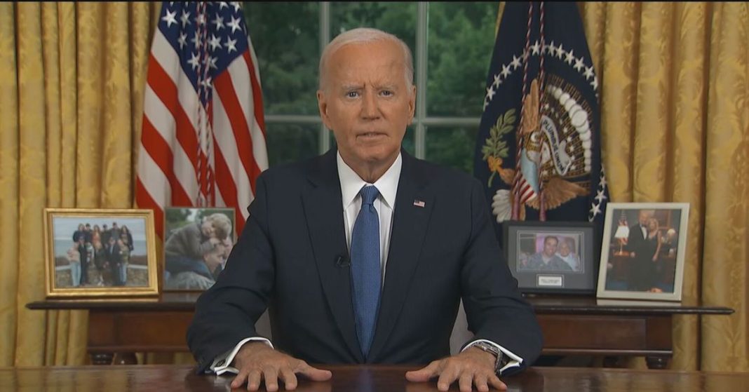 “Reverencio este cargo, pero amo más a mi país”: Joe Biden explica por qué abandonó la carrera presidencial de 2024
