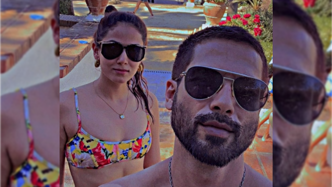 Shahid Kapoor y Mira Rajput marcan un par de goles en una reciente foto de vacaciones; ver foto
