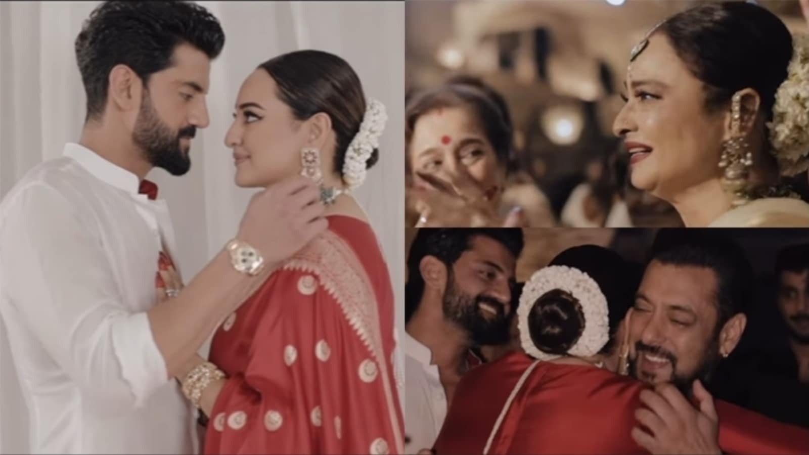 Sonakshi Sinha le dice a Rekha 'rona mat', abraza a Salman Khan y baila con todo su corazón con Zaheer Iqbal en un nuevo video
