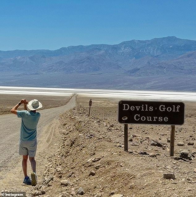 Drew Belt, de Tupelo, Mississippi, hizo un esfuerzo adicional para hacer una parada en el Valle de la Muerte y experimentar el calor. Dijo que era como estar en Marte.