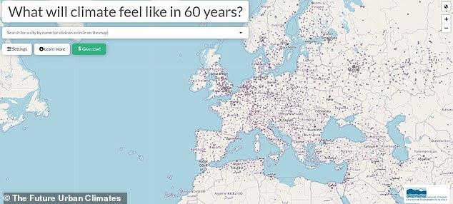 Este mapa interactivo ofrece una visión aterradora del abrasador futuro de la Tierra al revelar cómo será el clima de tu ciudad dentro de 60 años.