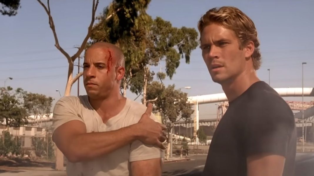 Vin Diesel and Paul Walker in The Fast and the Furious