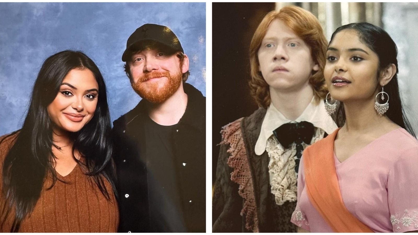 ¡Padma y Ron de Harry Potter se reúnen! Rupert Grint y Afshan Azad se reencuentran 20 años después de su infame cita en el baile de Navidad
