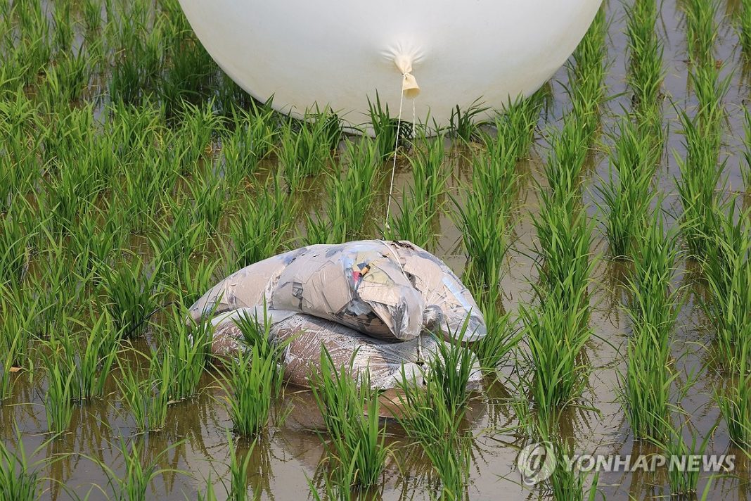 N. Korea launches suspected trash-carrying balloons toward S. Korea again