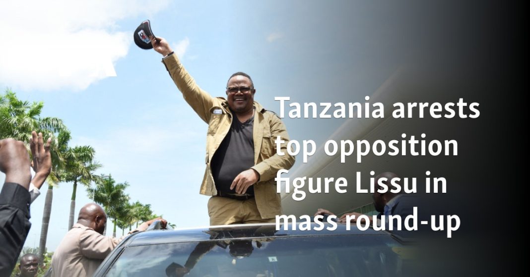 Tanzania arresta a importante figura de la oposición Lissu en una redada masiva
