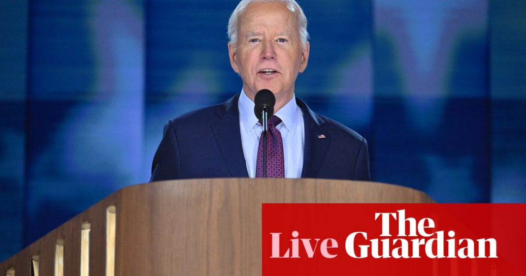 Actualizaciones en vivo de la Convención Nacional Demócrata 2024: Joe Biden, Hillary Clinton y Alexandria Ocasio-Cortez hablarán en la convención demócrata
