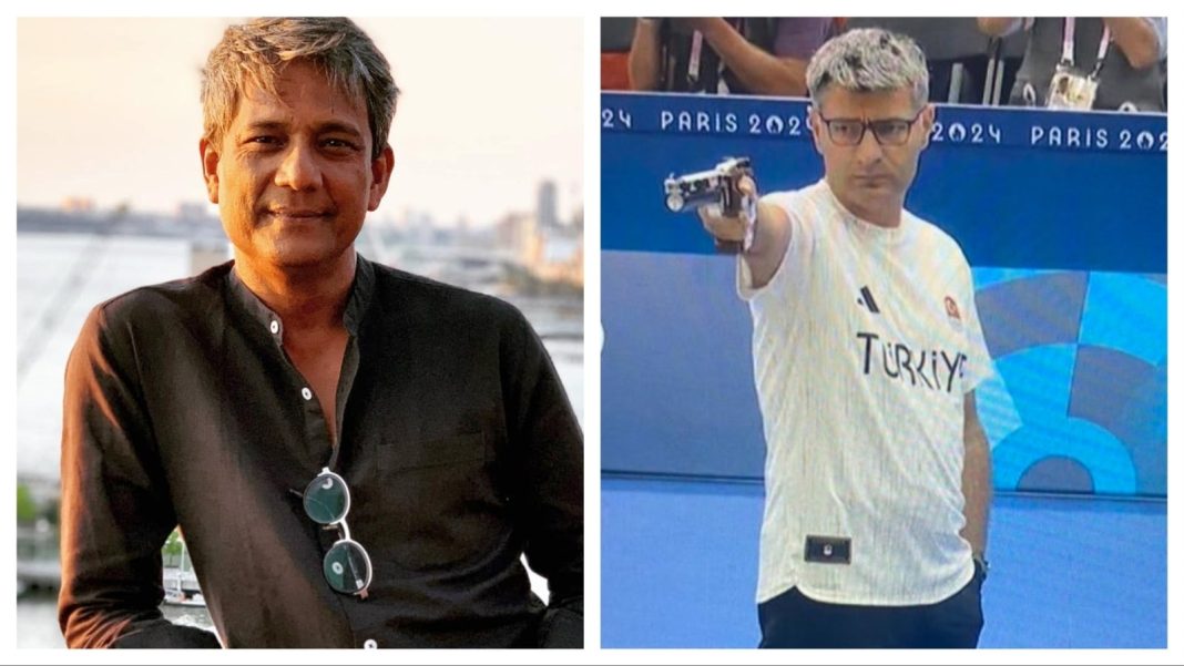 Adil Hussain, felicitado en lugar del tirador olímpico turco Yusuf Dikec: 